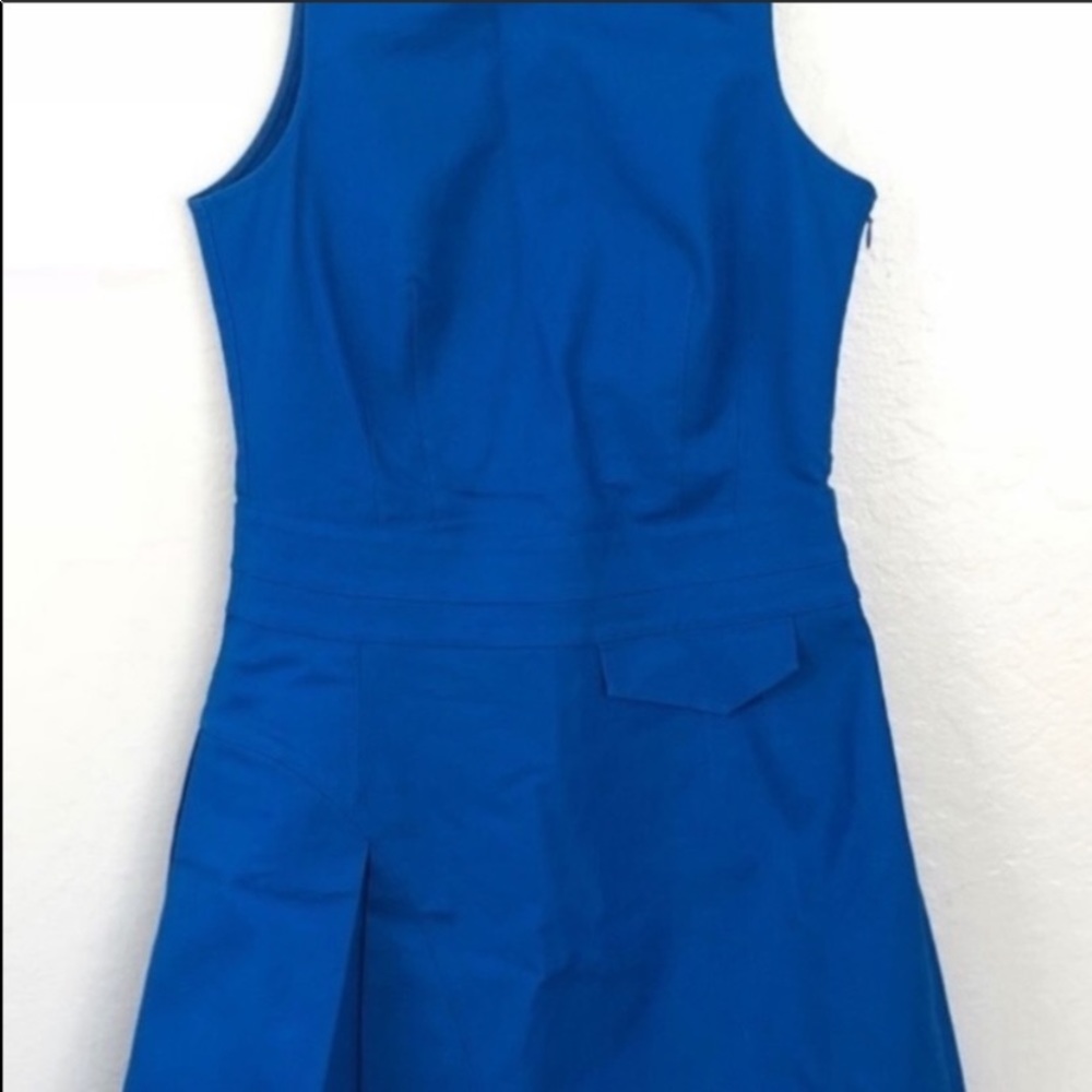 - Derek lam blue size 6 petite dress size small petite - Picture 5 of 6